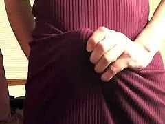 Autumn's Horny Red Dress