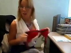 littlekissmuffin mature plays in office