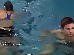 Brooke Satchwell - complete blue bikini scene