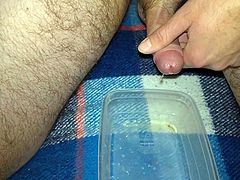 Masturbation piss and cum