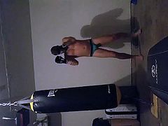 working out