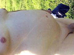 out in the sun