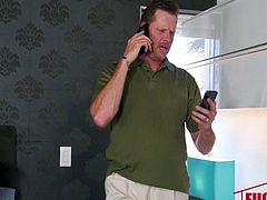 Cute Teen Fucks Step-Dad To Get Phone Back