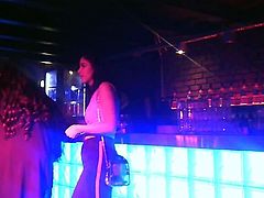 Nice chicks in the club dancing