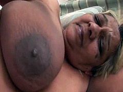 Fat granny with big tits fucked hard