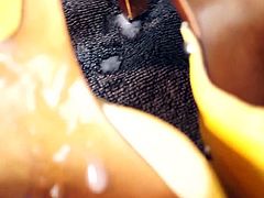 Cumming her wooden summer mules
