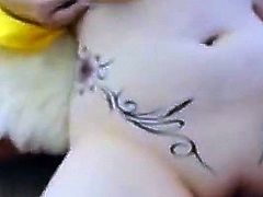 Cosplay girl with enormous boobies gets fucked