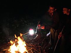 It was one really romantic evening. At first we sat with my stepdad near the fire and talked about everything. Then we retired in a tent and sucked each other's hard dicks, before... Join and have fun!