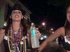 College students have been very busy because, theyre loaded with strings of beads, that are only awarded to those who flash their boobs Youll also see a couple very nice bubble butts, owned by girls who are wearing fishnet stocking plus, youll be watching a painted lesbian, sucking the on the nipples of her lover
