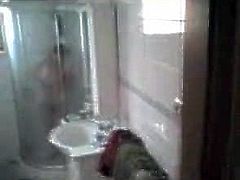 Chinese mature WIFE in shower