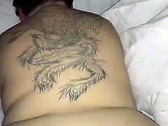 Chubby Mature Chinese BBW Fucks White Cock