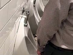 Old men in toilet