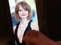 Emma Stone Cum Tribute