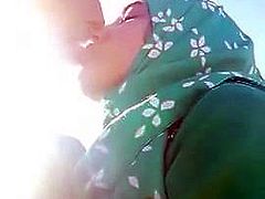 hijab   kissing