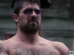 Big dicked Kit Cohen plows hot military twink Ryan Bones
