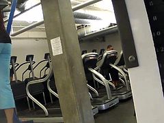 jacking at the gym 1