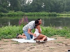 When they meet for strolls and picnics by the river, the only real eating that happens is Victorias sweet pussy. She and Geoff take turns enjoying all the pleasures their body can offer and the best thing is, they stay friends