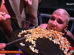 Amy Pink - Cum Piss and Pop Corn - GGGDevot