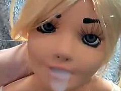 Threesome with spit-backdoll