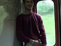 Amateur Teen Gives Blowjob In Train