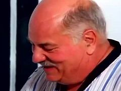 Grandad gets wanked