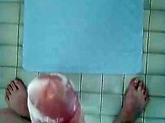 lekker onder de douche