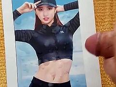 Double cum tribute to Twice Momo