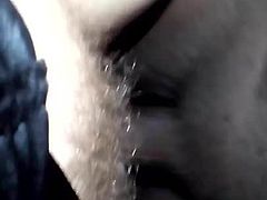 Dirty talk slut gets her holes fucked by black cock