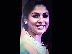 Nayanthara cum tribute ( slut face )