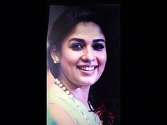 Nayanthara cum tribute ( slut face )