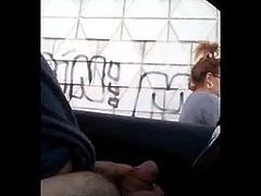 masturbate in car