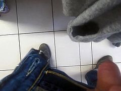 pissed in her jacket