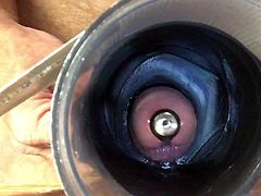 POV Fleshlight fuck Penis plug huge cumshot