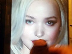 Dove Cameron cum tribute 10