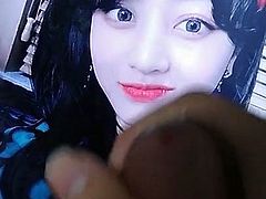 Jihyo (Twice) cumtribute 2
