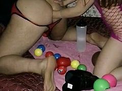 Femdom- extreme anal double fisting and punching
