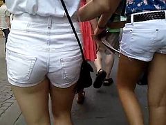 white hot pants vpl