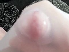 WHITE PANTY WANK & CUMSHOT 8.6.18