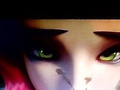 Sombra overwatch cum tribute