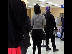 Qwik Ebony Big Butt Milf at the DMV!