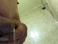 Peeing & letting me drink