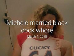 Michele black cock whore wife