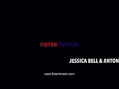 Fistertwister - Lesbian fisting gives Jessica Bell an orgasm