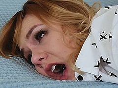 Sailor sucked virgin cock with her greedy mouth
