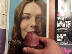 Maggie Rogers Cum Tribute (magazine cumshot)