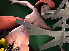 3d breasty animated dog bitch sex