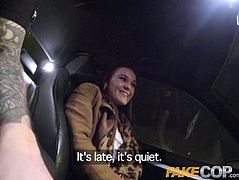 Fake Cop Cheeky young lass likes daring outdoor sex