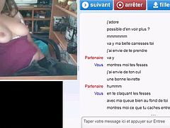 Sensationnal real teen french hottie francaise masturbation and tchat on webcam