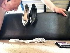 Mother in laws vibrator thongs high heels cumming