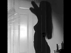 Swedish Amateur (002) Ebba B are dancing nude in shadows